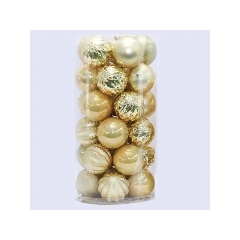 ROOTS BAKER - CHRISTMAS ORNAMENT GOLD 30PC 1PK
