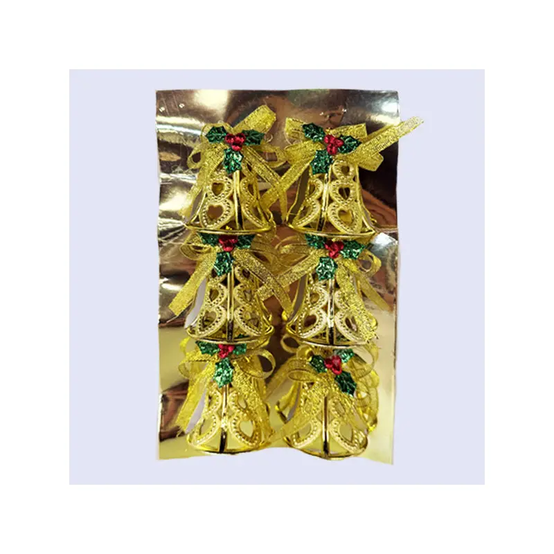 ROOTS BAKER - GOLD CHRISTMAS ORNAMENT 6PK