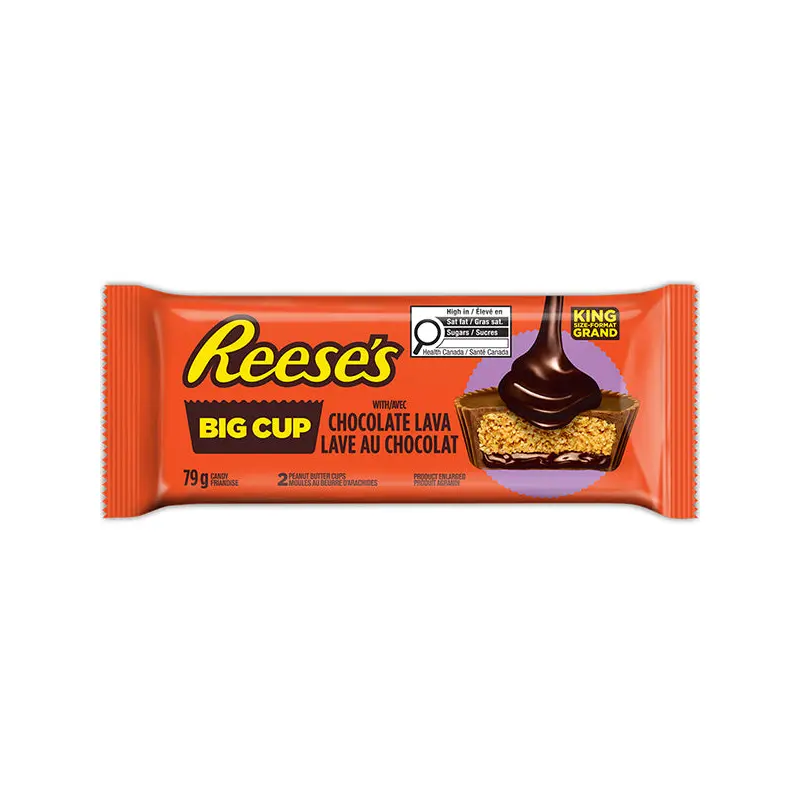 REESES - BIG CUP WITH CHOCO LAVA KING 16x79 GR