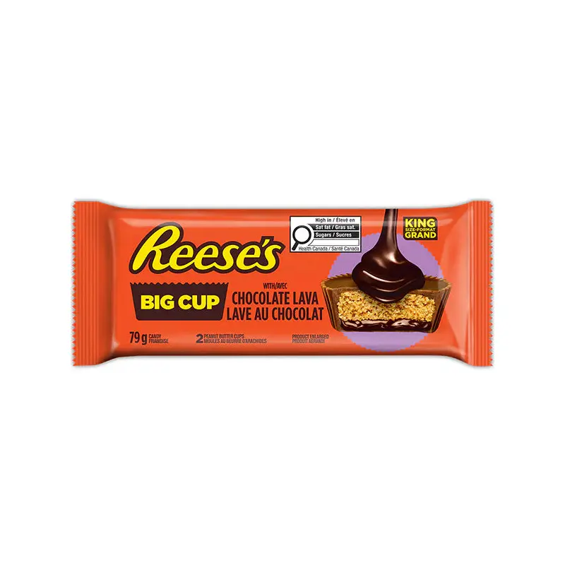 REESES - BIG CUP WITH CHOCO LAVA KING 9x16x79 GR