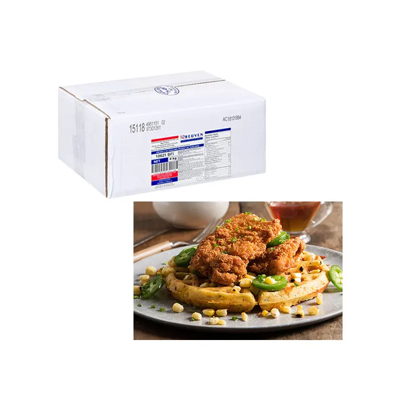 REUVEN - CRISPY BREADED CHICKEN THIGH 4KG