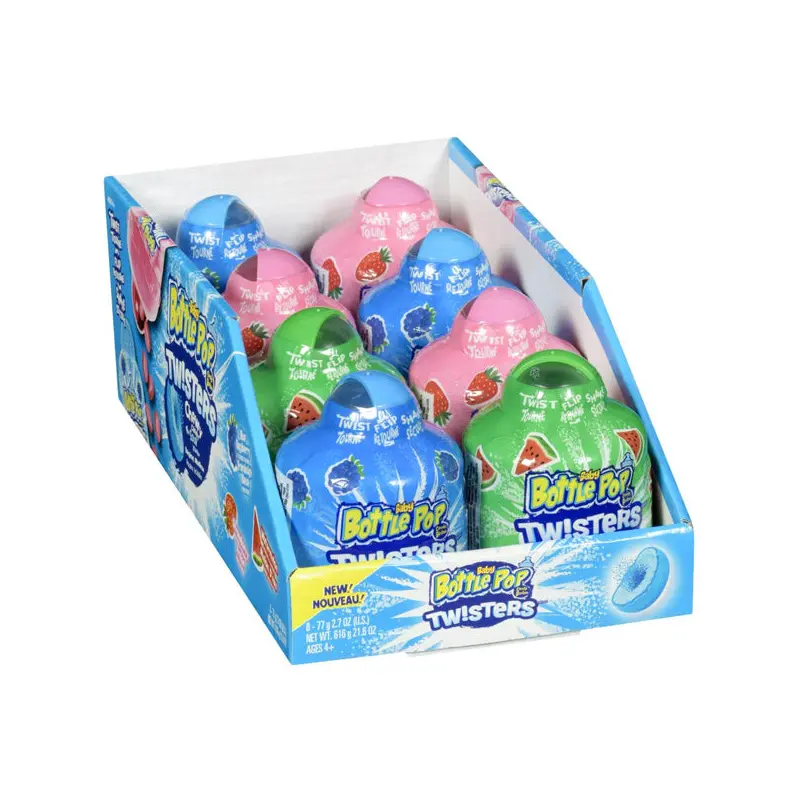 BAZOOKA CANDY - BABY BOTTLE POP TWISTERS 16x8x102.2 GR