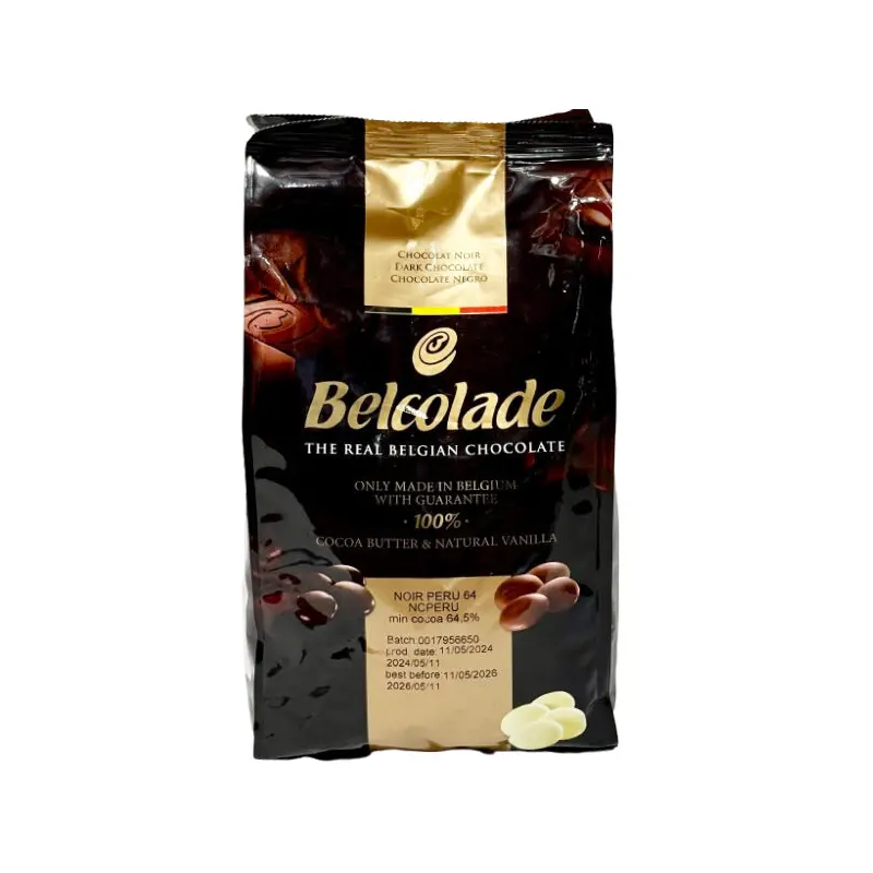 BELCOLADE - 64.5% PERU MILK DROPS 8x1 KG
