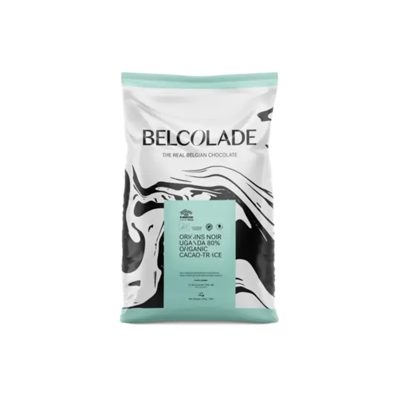 BELCOLADE - 80% UGANDA CHOCOLATE DROPS 8x1 KG