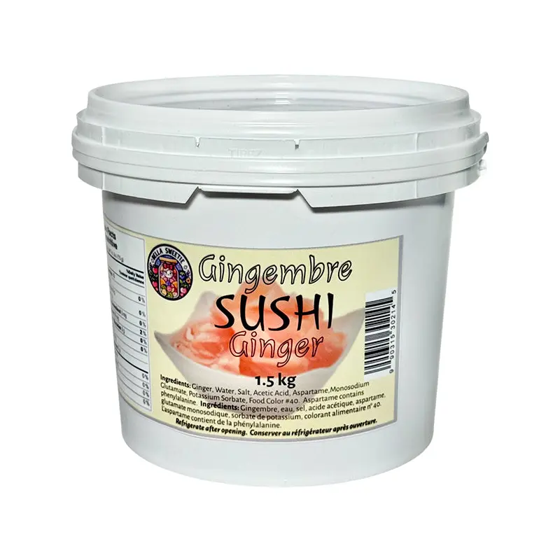 BELLA SWEETIE - SUSHI GINGER PICKLED GARI 8x1.5 KG