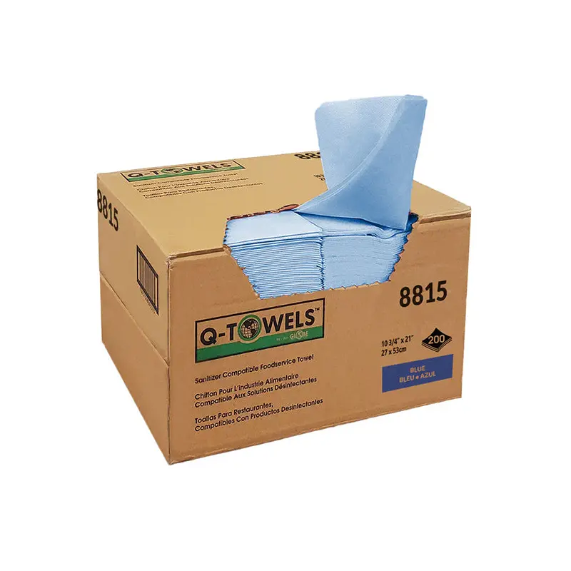 Q-TOWELS - SANITIZER COMPATIBLE 27x53cm FOODSERVICE  TOWEL 200 CT