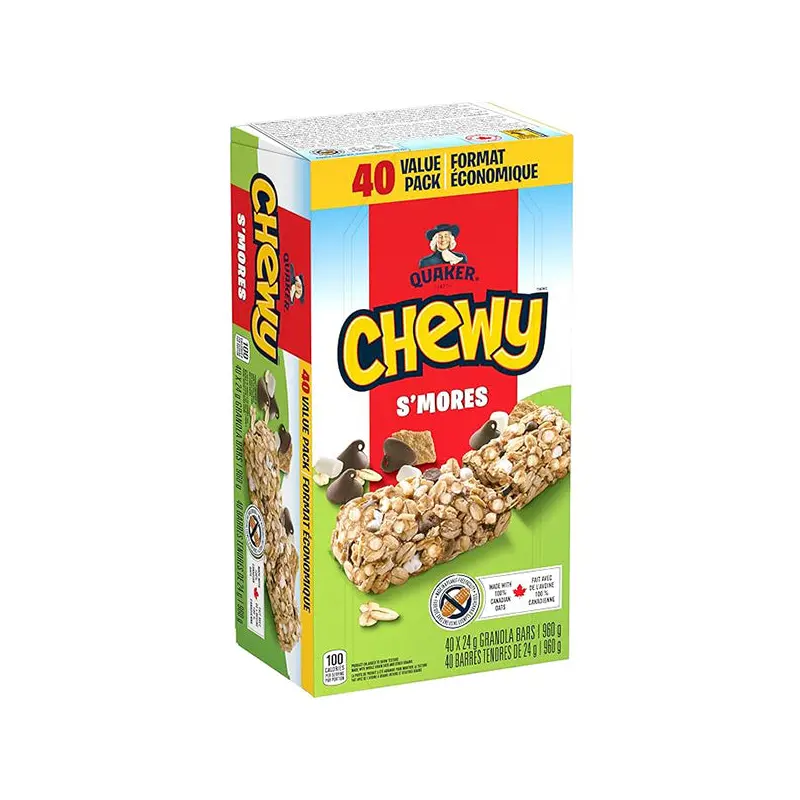 QUAKER - CHEWY BARS SMORES 40x24 GR