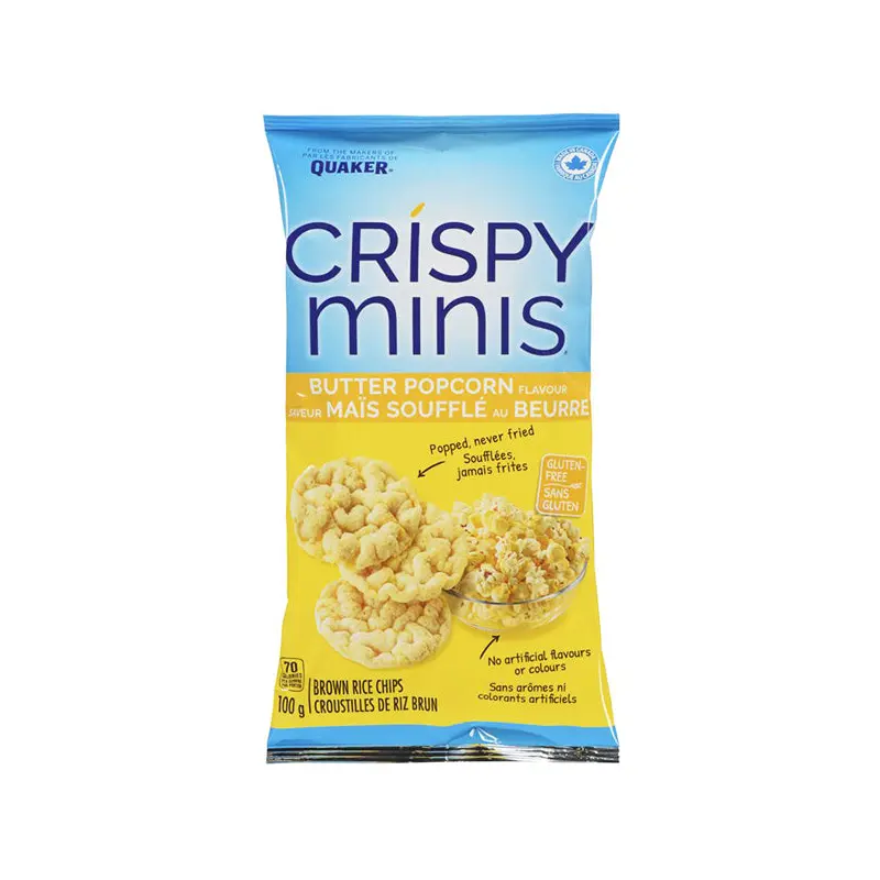 QUAKER - CRISPY MINIS BUTTER POPCORN 100GR