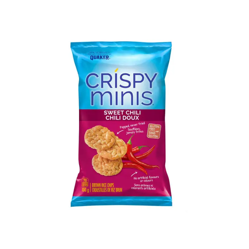 QUAKER - CRISPY MINIS SWEET CHILLI GLUTEN FREE 12x100 GR