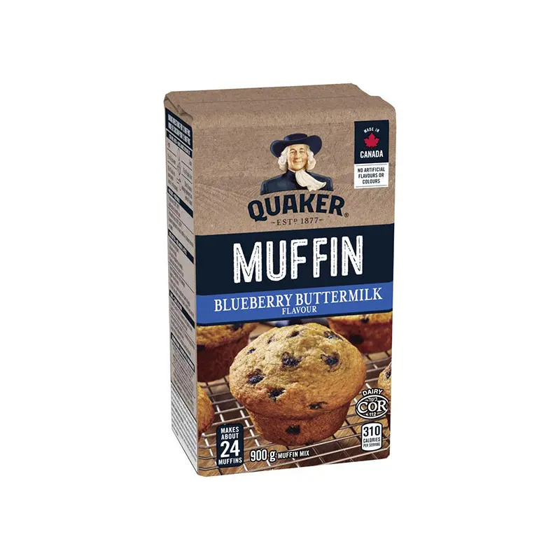 QUAKER - MUFFIN MIX BLUEBERRY 12x900GR