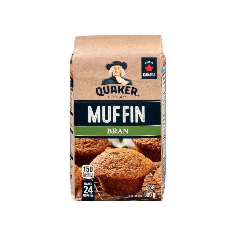 QUAKER - MUFFIN MIX BRAN 12X900GR