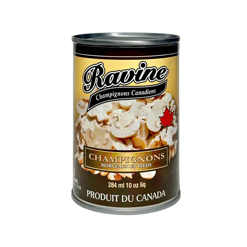 RAVINE - PIECES AND STEMS CANNED MUSHROOMS 284ML
