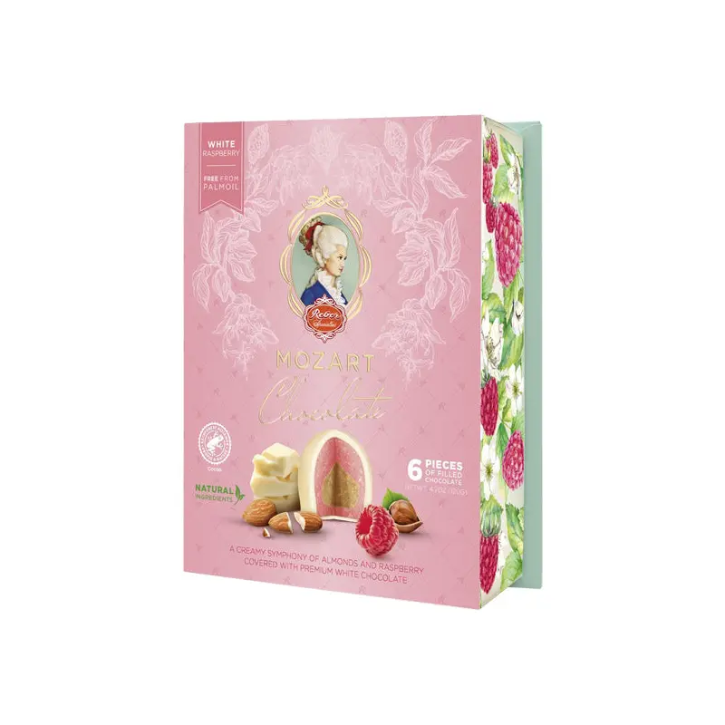 REBER - CONSTANZE MOZART WHITE RASPBERRY GIFT BOX 120GR