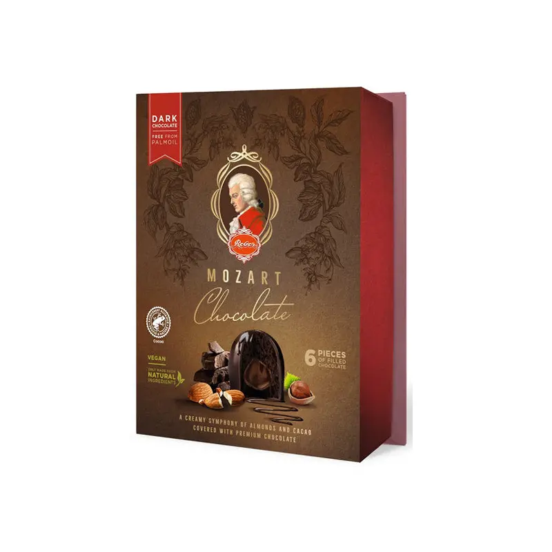 REBER - MOZART VEGAN DARK CHOCOLATE BOX 120GR
