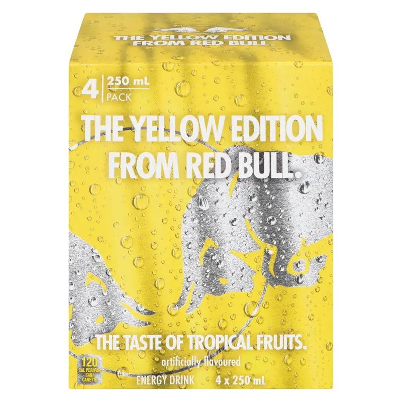 RED BULL - EDITION YELLOW 4x250 ML
