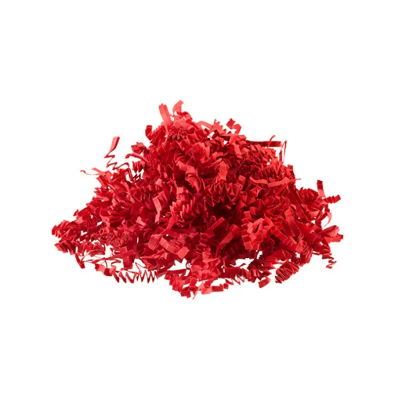 RED CRINKLE CUT PAPER 1LB