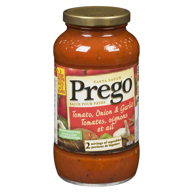 PREGO - TOMATO ONION GARLIC 645ML