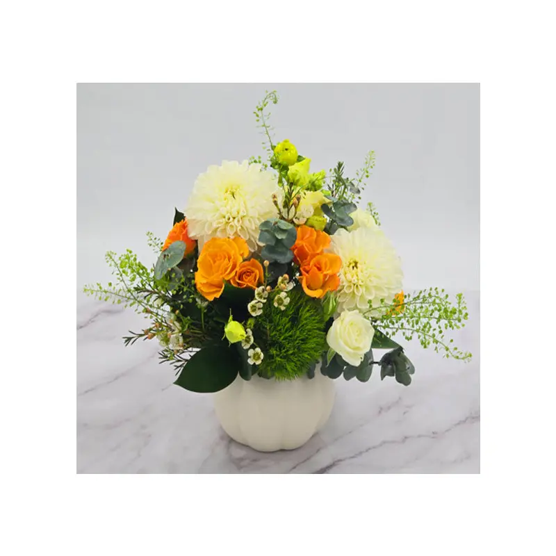 PUMPKIN BLOOSOM BEAUTY ARRANGEMENT