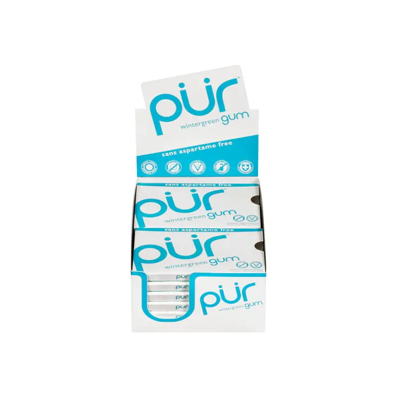 PUR - GUM WINTERGREEN BLISTER 20x12 EA