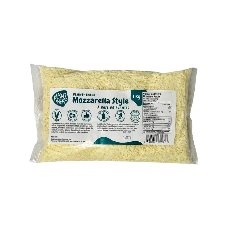 PLANT AHEAD - VEGAN MOZZARELLA SHREDDED 1KG