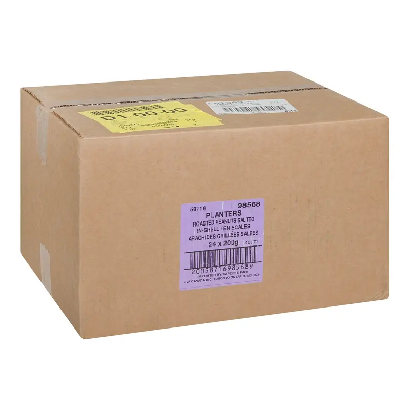 PLANTERS - PEANUTS IN SHELL ROASTED SALTED 24x200 GR