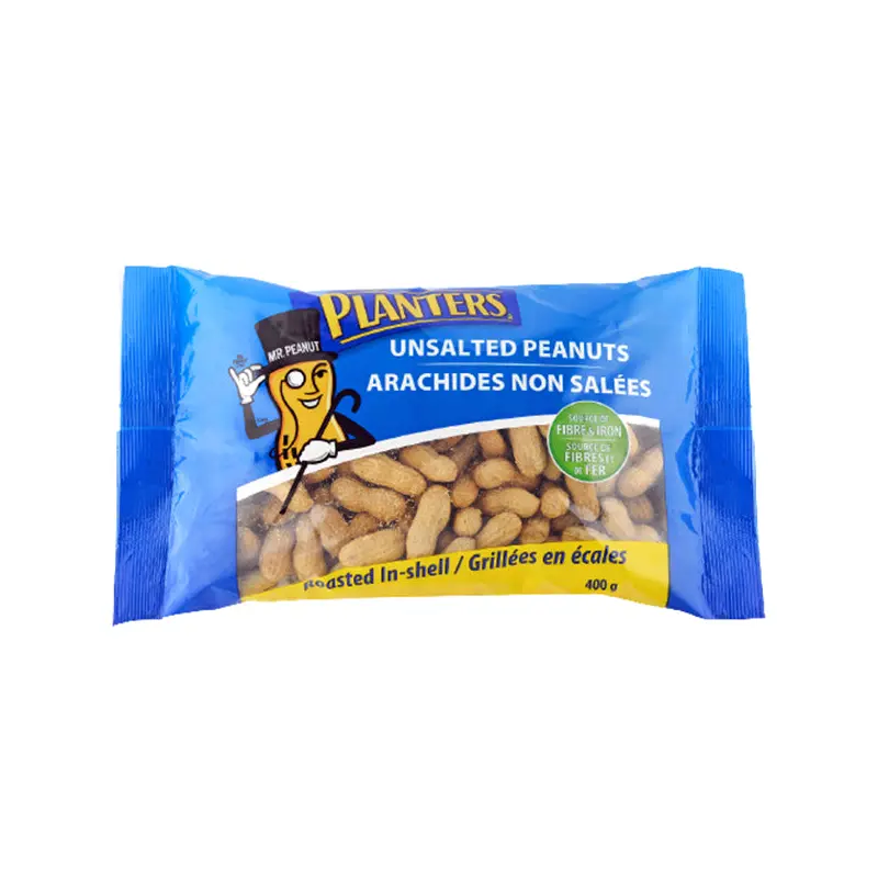 PLANTERS - PEANUTS IN SHELL ROASTED UNSALTED 24x400 GR