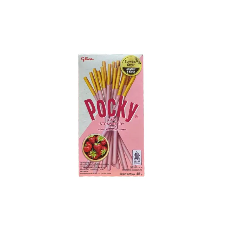 POCKY - BISCUIT STRAWBERRY 10x45 GR
