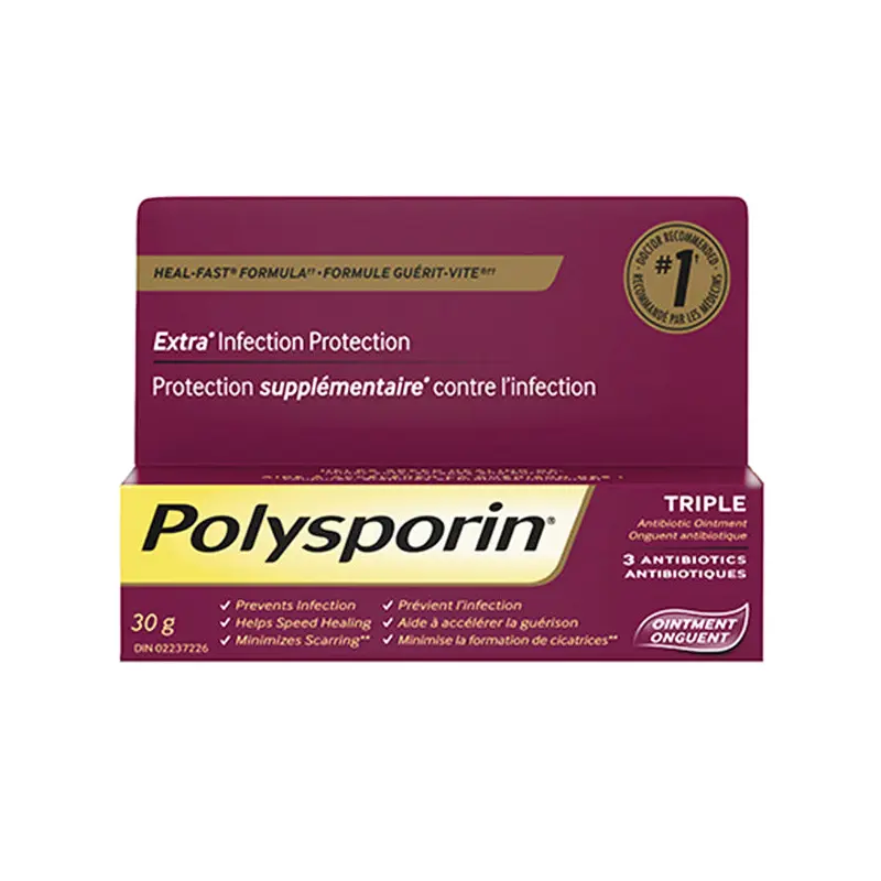 POLYSPORIN - TRIPLE ANTIBIOTIC OINTMENT 30GR