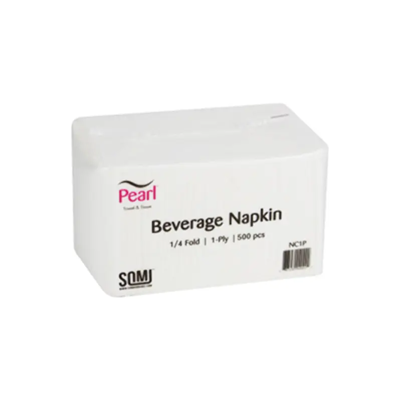 PEARL - BEVERAGE NAPKINS 1PLY 500EA