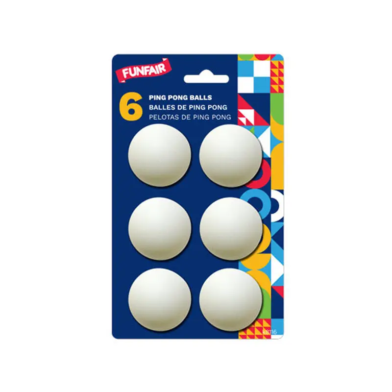PING PONG BALLS 6 EA