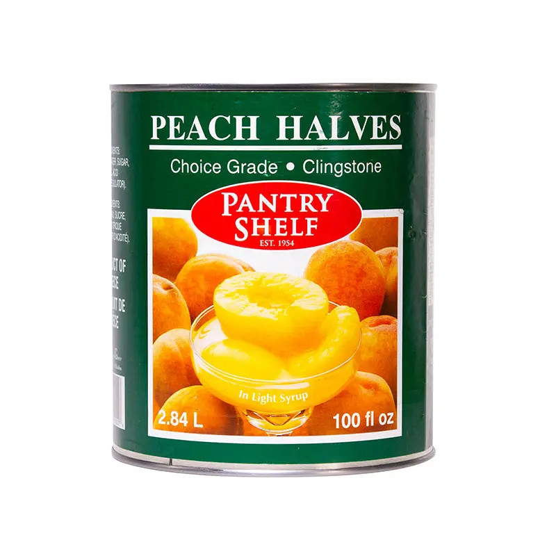 PANTRY SHELF - PEACH HALVES 6x2.84 LT