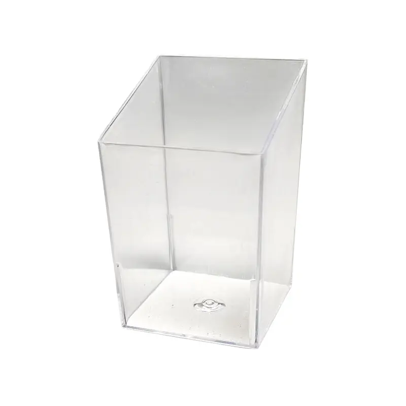 PARTY COUTURE - CLEAR SQUARE INCLINE MOUSSE CUP 8 PK