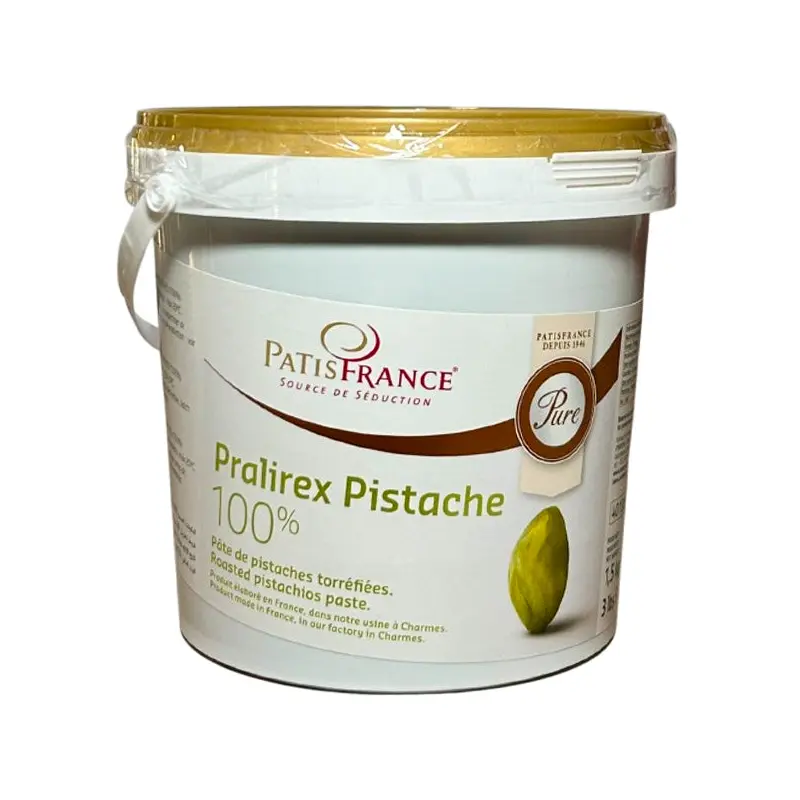 PATISFRANCE - PRALIREX 100% PURE PISTACHIO PASTE 1.5KG
