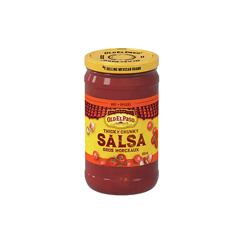 OLD EL PASO - THICK CHUNKY HOT SALSA 650M 12x650 ML