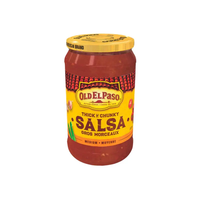 OLD EL PASO - THICK CHUNKY MEDIUM SALSA 12x650 ML
