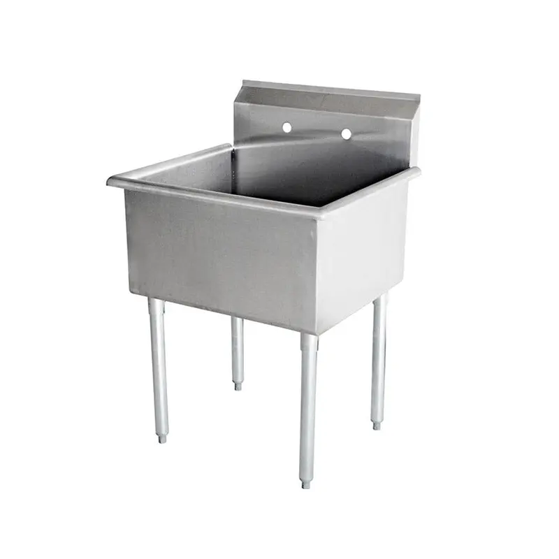 OMCAN - 22121 21.5" ONE COMPARTMENT BUDGET SINK 1 comp 18"x18"x13"