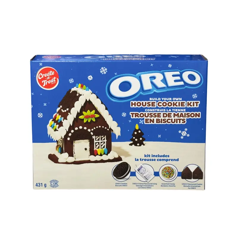 OREO - BUILD YOUR OWN COOKIE HOUSE KIT 431GR