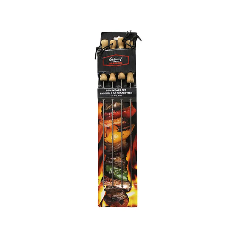 ORIGINAL BBQ - 18IN SKEWER 4PC