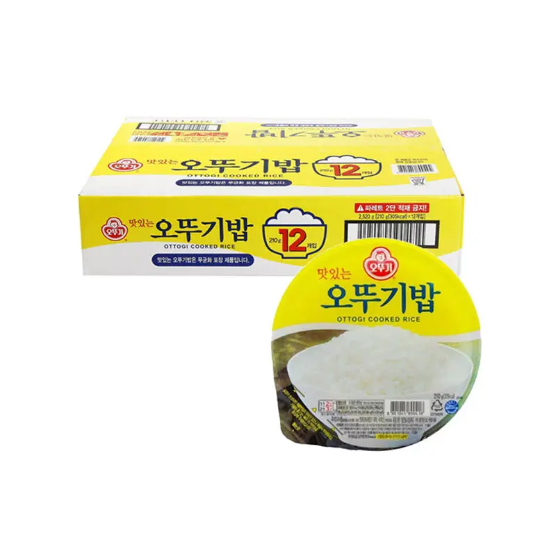 OTTOGI - COOKED WHITE RICE 12x210 GR