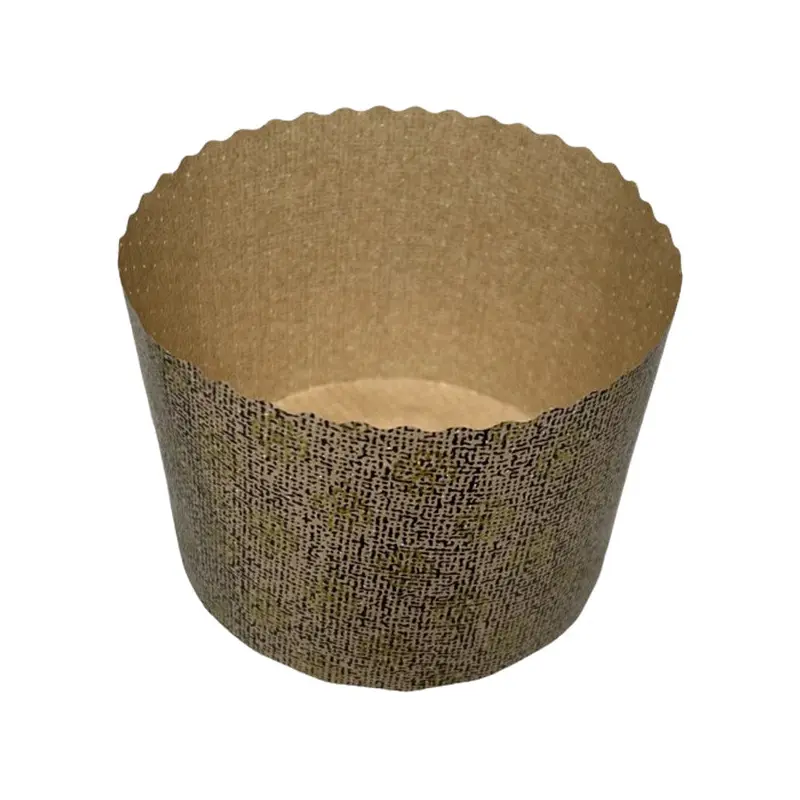 NOVACART - ROUND GOLD FLORET BAKING MOLD 4-3/8x-3-3/8IN 48x50 EA