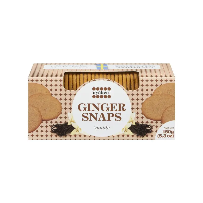 NYAKERS - VANILLA GINGER SNAPS 150GR