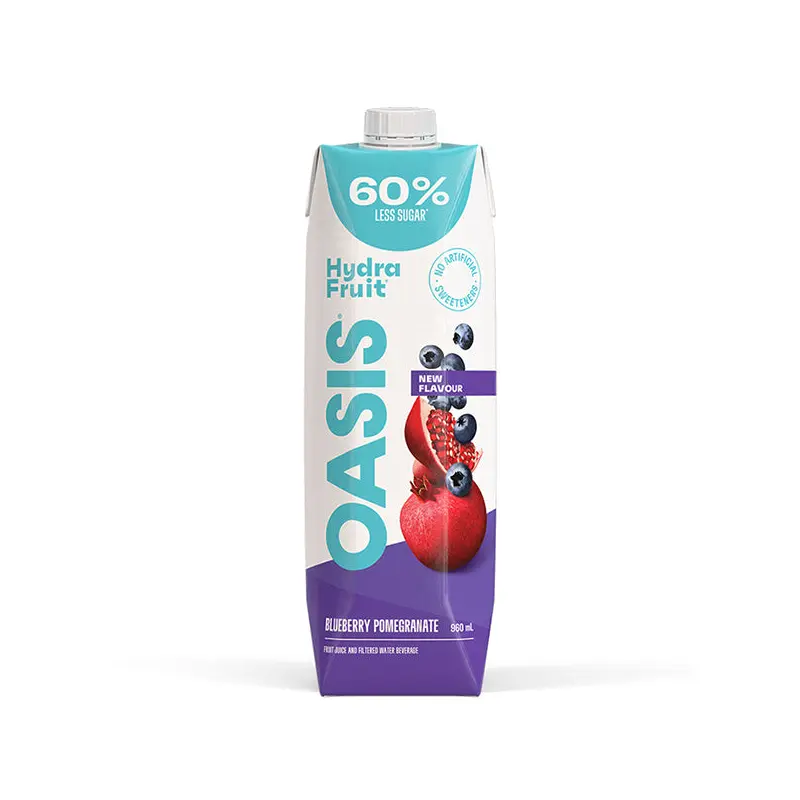 OASIS - HYDRAFRUIT BLUBERRY POMMEGRENATE 12x960ML