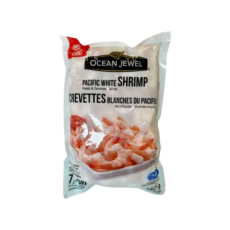 OCEAN JEWEL - 71-90 COOKED TAIL ON SHRIMP 10x340 GR