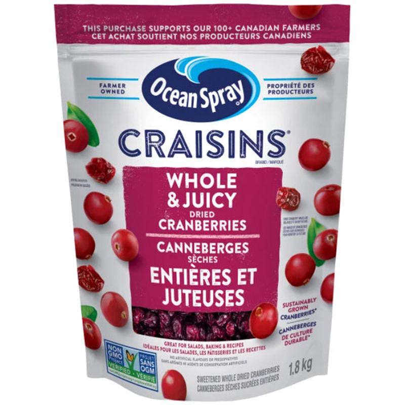 OCEAN SPRAY - DRIED CRANBERRIES 1.8KG