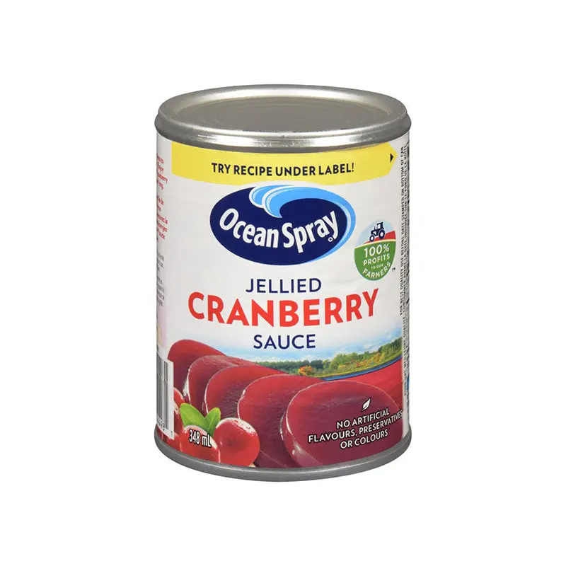 OCEAN SPRAY - JELLIED CRANBERRY SAUCE JELL 24x348 ML