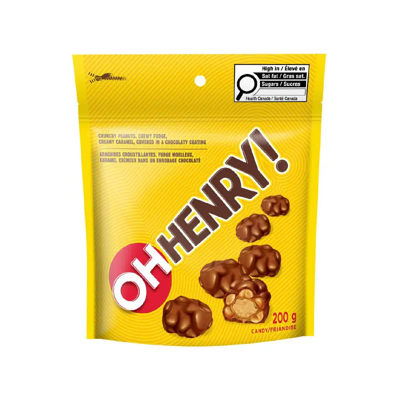 OH HENRY - CHOCOLATE BITES POUCH 200GR