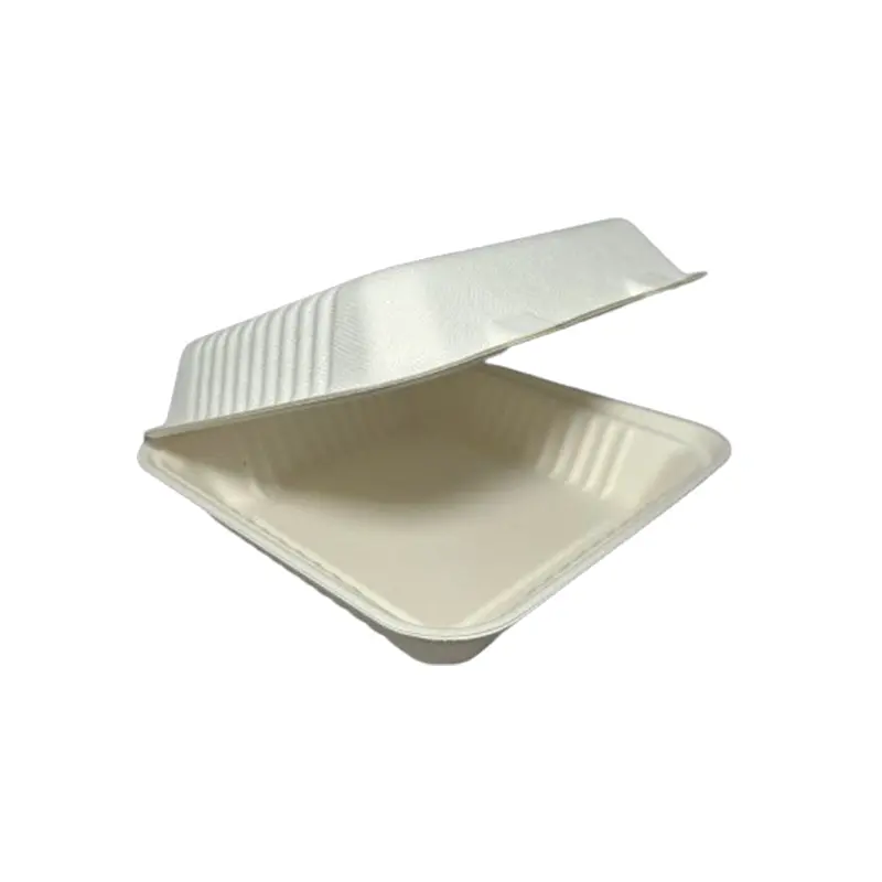 NEWWAVE - 9in BAGASSE CLAMSHELL 50EA