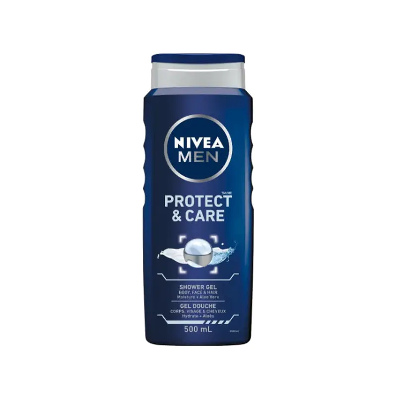 NIVEA - MEN PROTECT & CARE 3 IN 1 SHOWER GEL 500ML