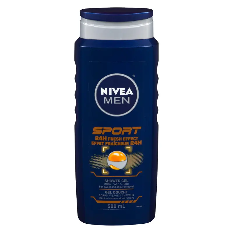 NIVEA - MEN SPORT 3 IN 1 SHOWER GEL 500ML