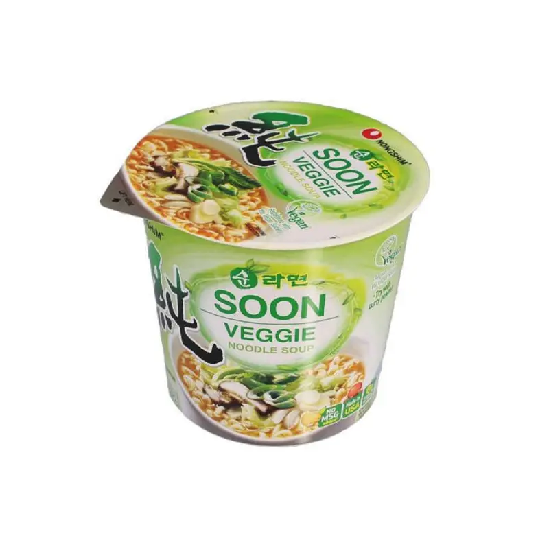 NONG SHIM - SOON VEGGIE CUP NOODLE 6x75 GR